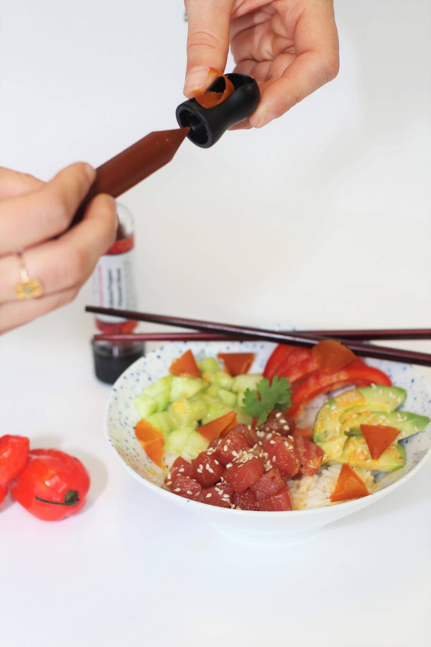 Ghost Pepper - Single Box (1 Food Crayon + 1 Sharpener)