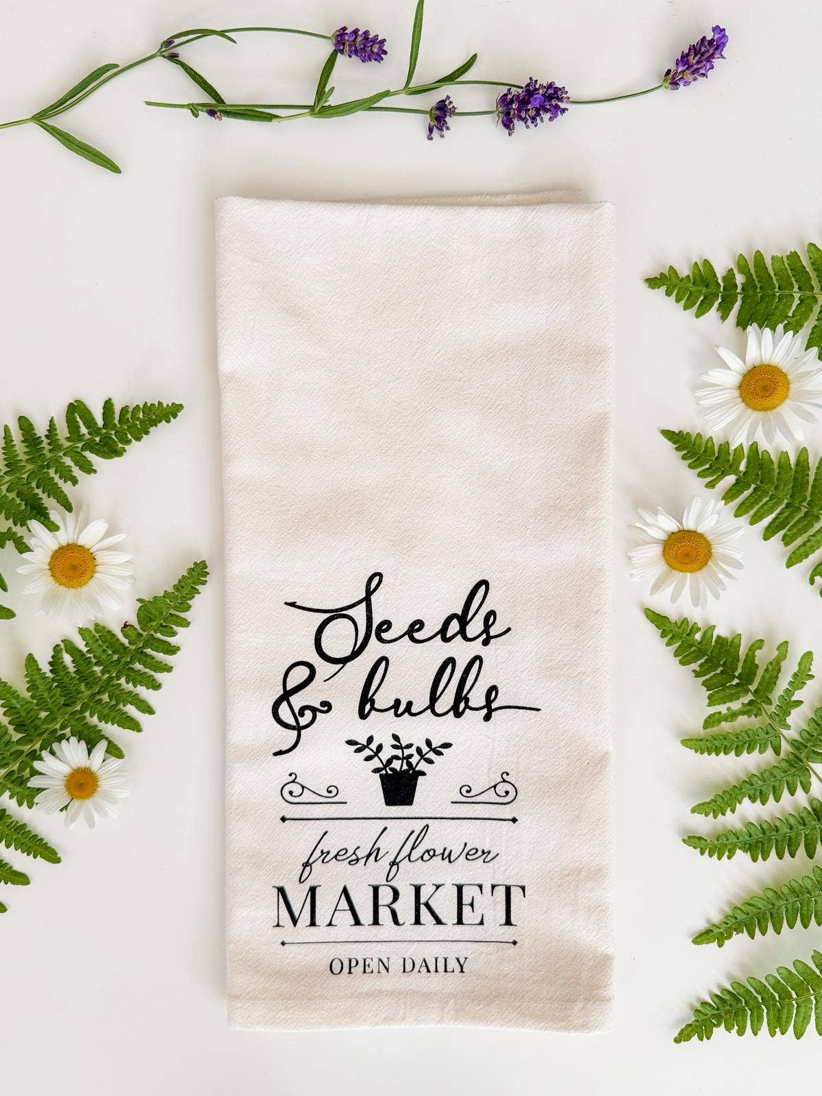 Tea Towel/Flower Market/Kitchen Towel