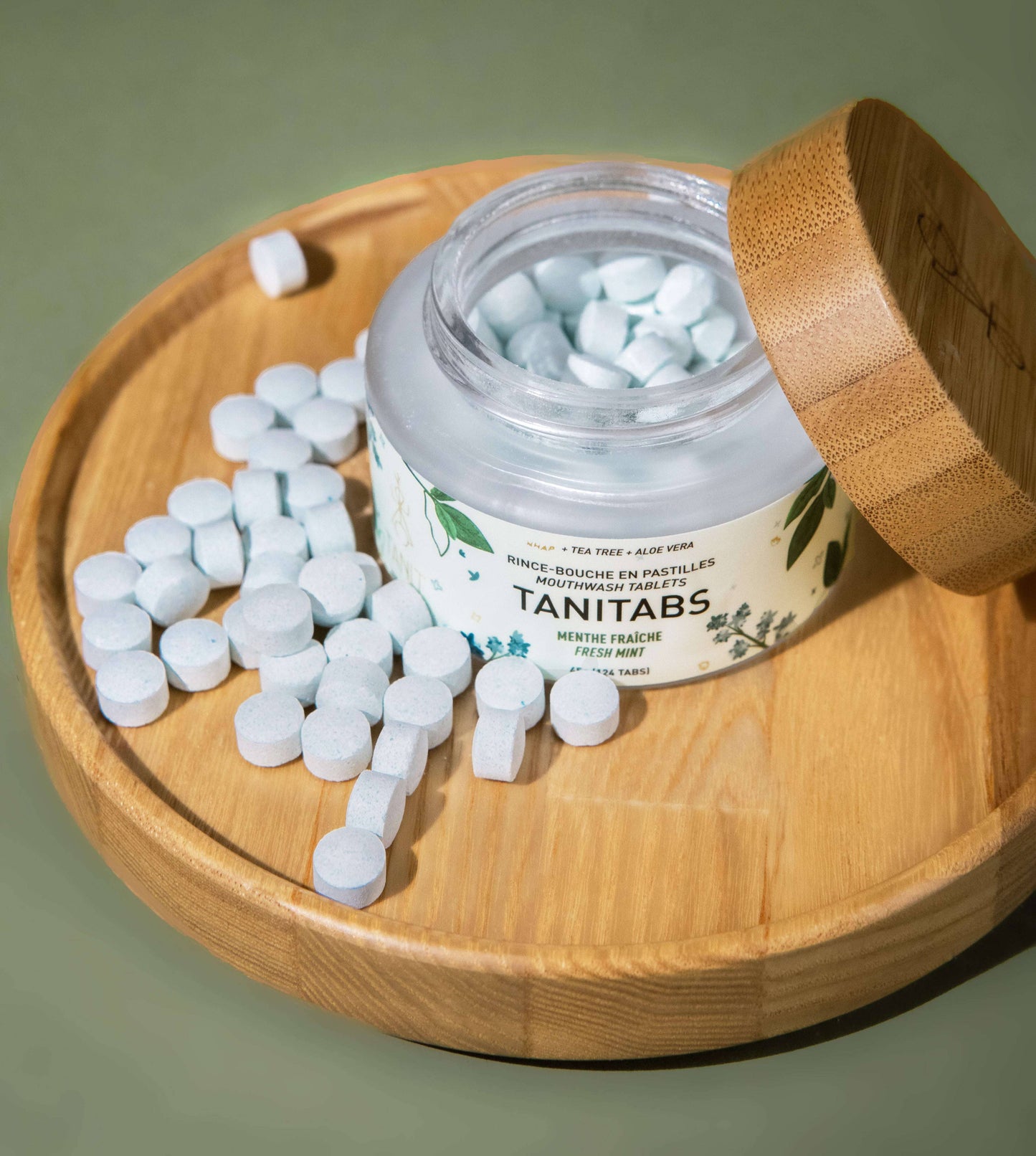 Mouthwash Tablets - Reusable jar - 124 tablets