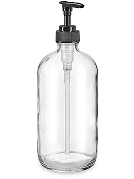 Glass Pump Bottles 16oz