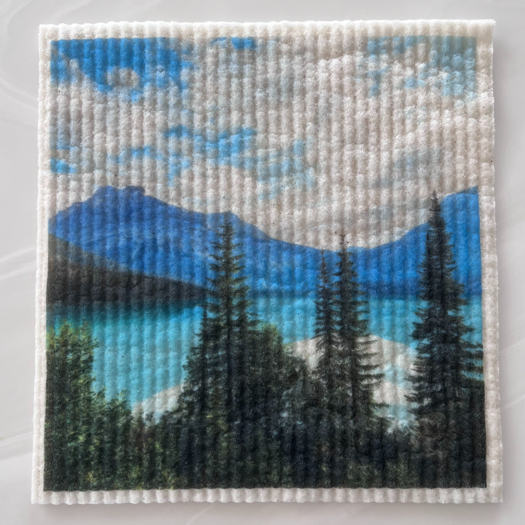Swedish dishcloth Travel Emerald Lake