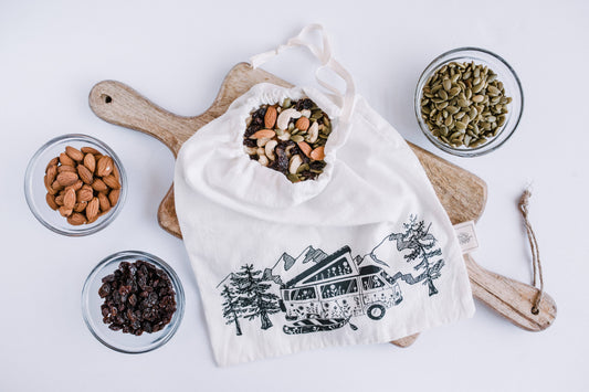 Reusable bag / Reusable Produce bag with Camper van