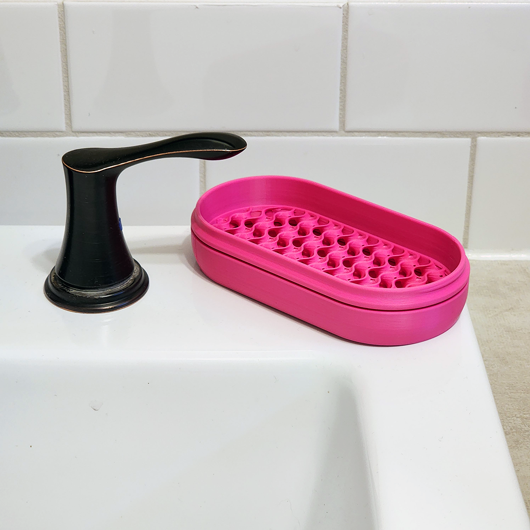 Travel Soap Case (Double Round)