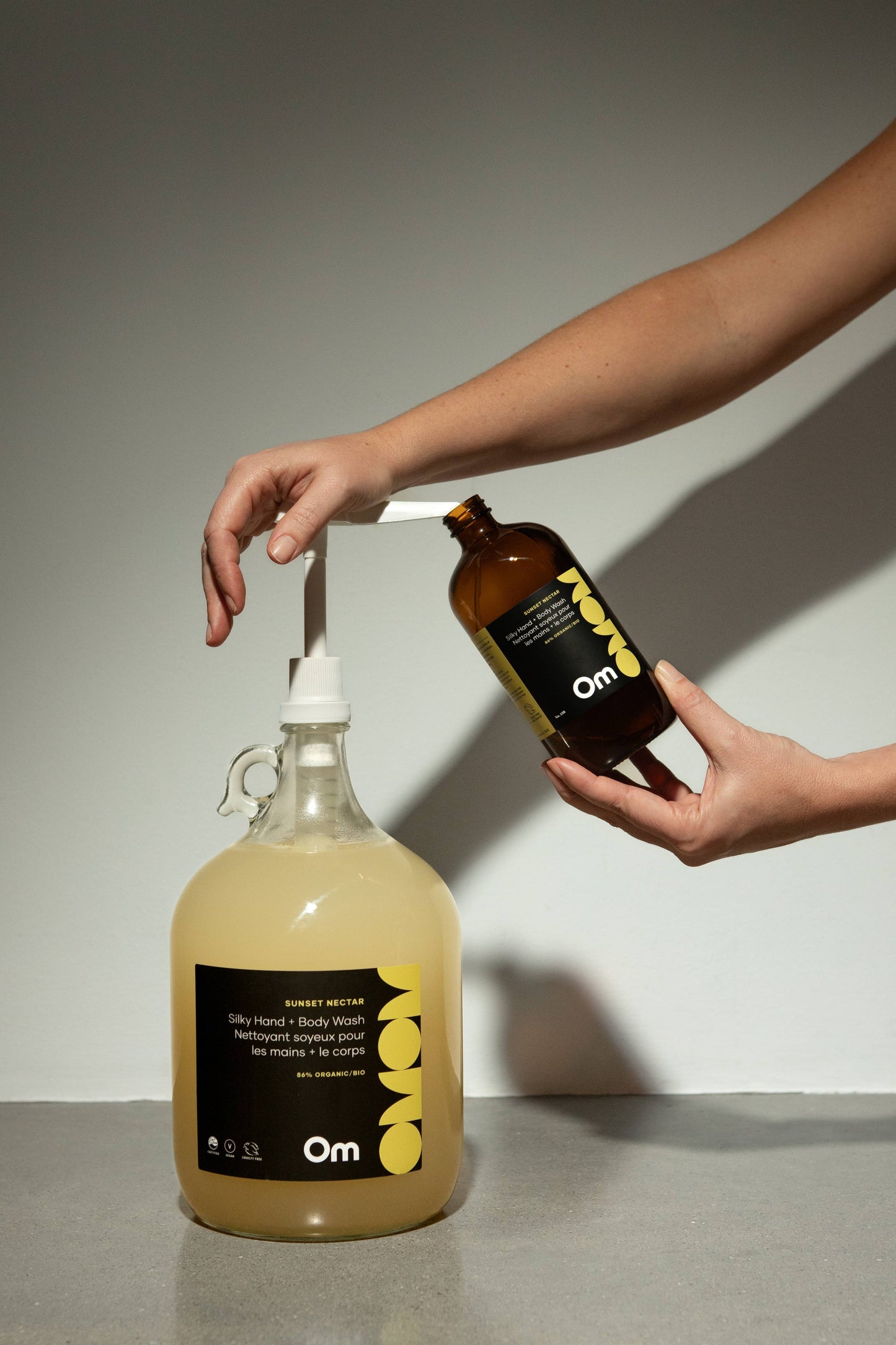 Bulk 1 Gallon Sunset Nectar Silky Hand + Body Wash