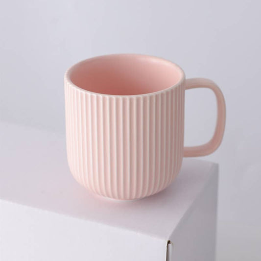 Fluted Ceramic Mug