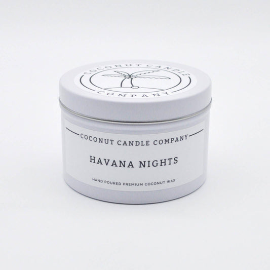Havana Nights Metal Tin Candle