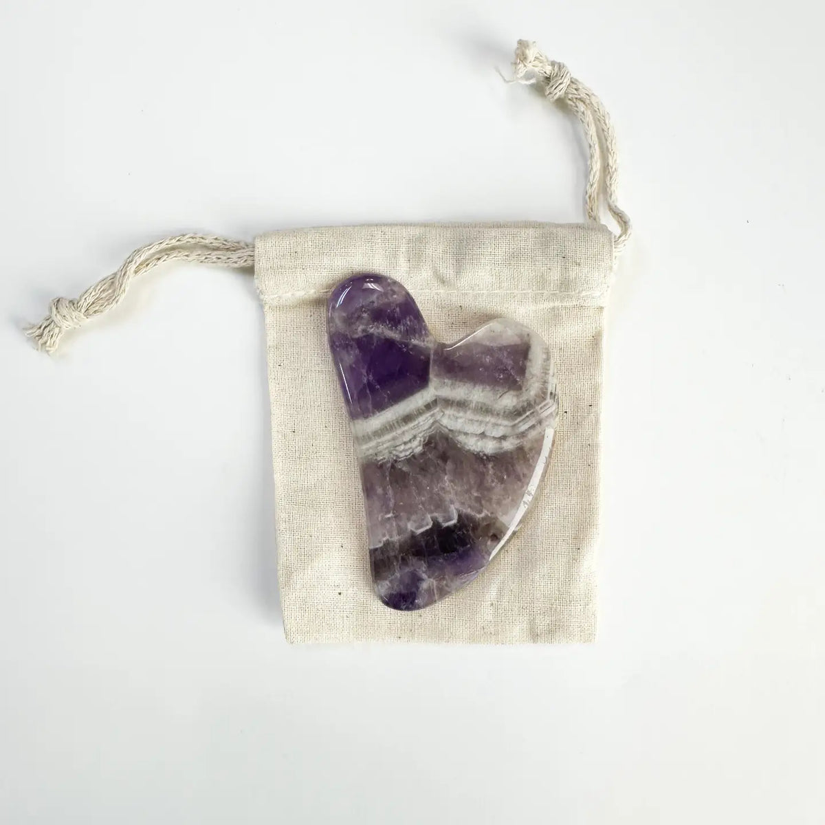 Handcrafted Amethyst Natural Gua Sha