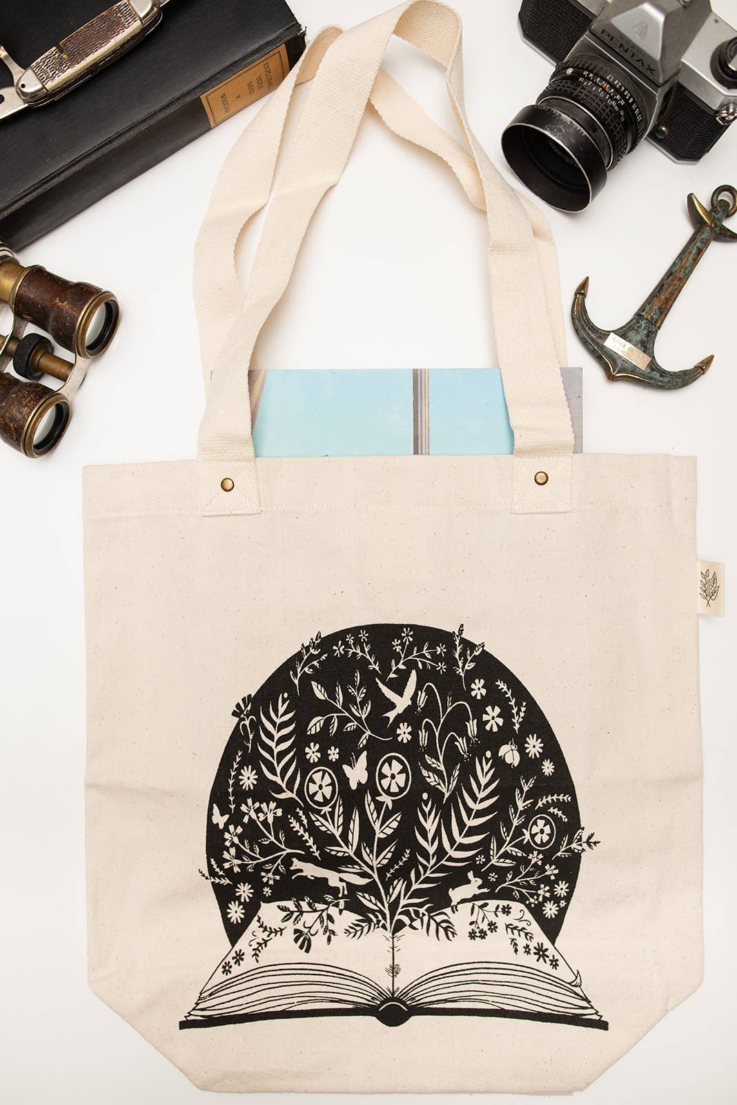 Tote bag / Book Tote bag / Reading tote bag