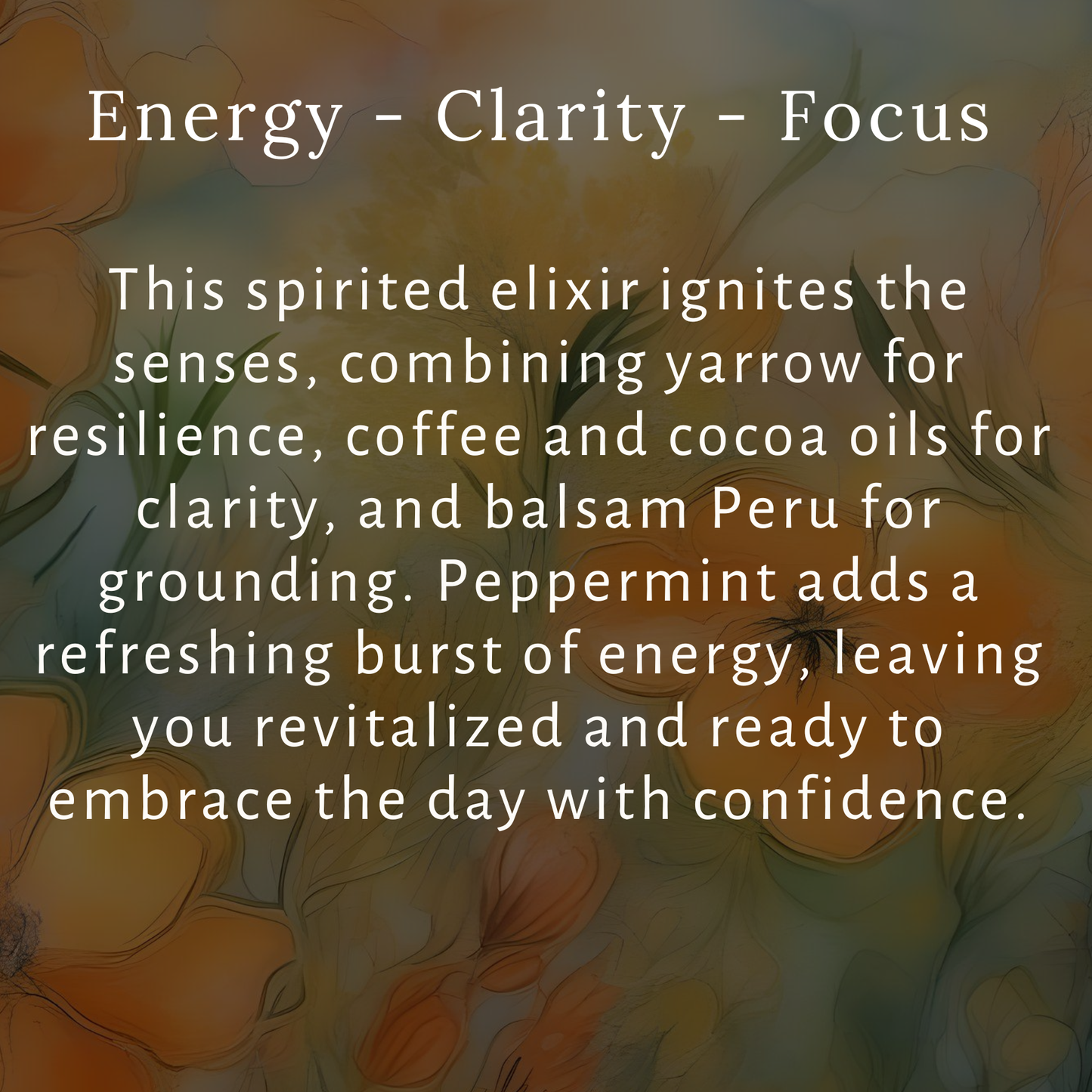 Morning Mojo  Aromatherapy Potion No 5