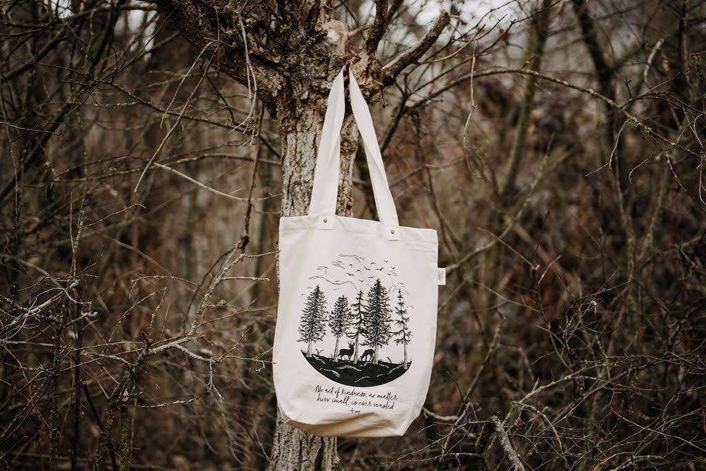 Canvas Tote Bag / Kindness Tote / Tote Bag