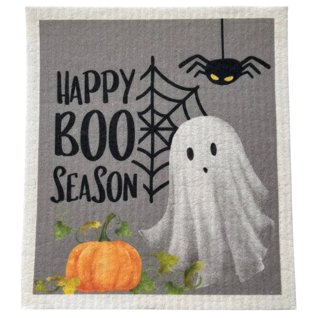 Swedish Dishcloth Halloween Boo