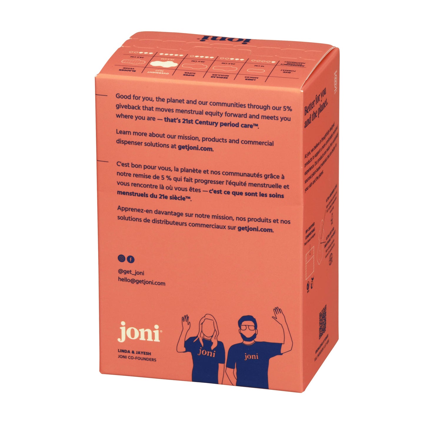 Joni Bamboo Overnight Pads