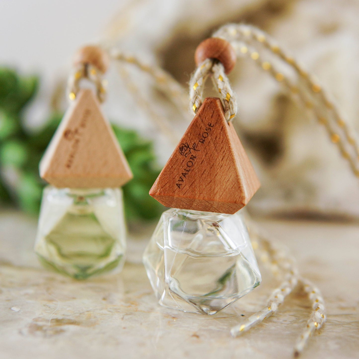 Car Air Freshener •Natural Essential Oil Diffuser•Refillable