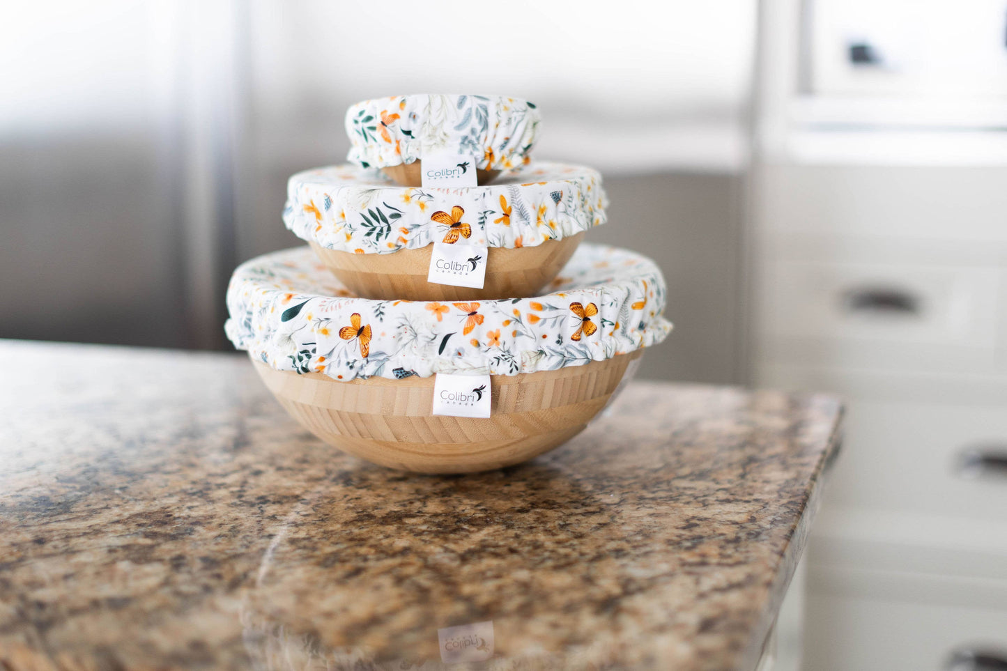 Bowl Covers - Set Butterfly Garden