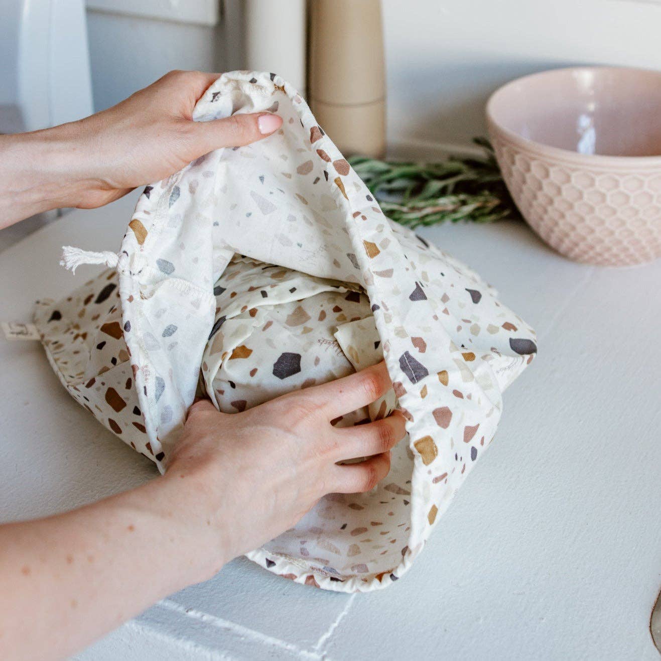 Bread Bag Set: Terrazzo