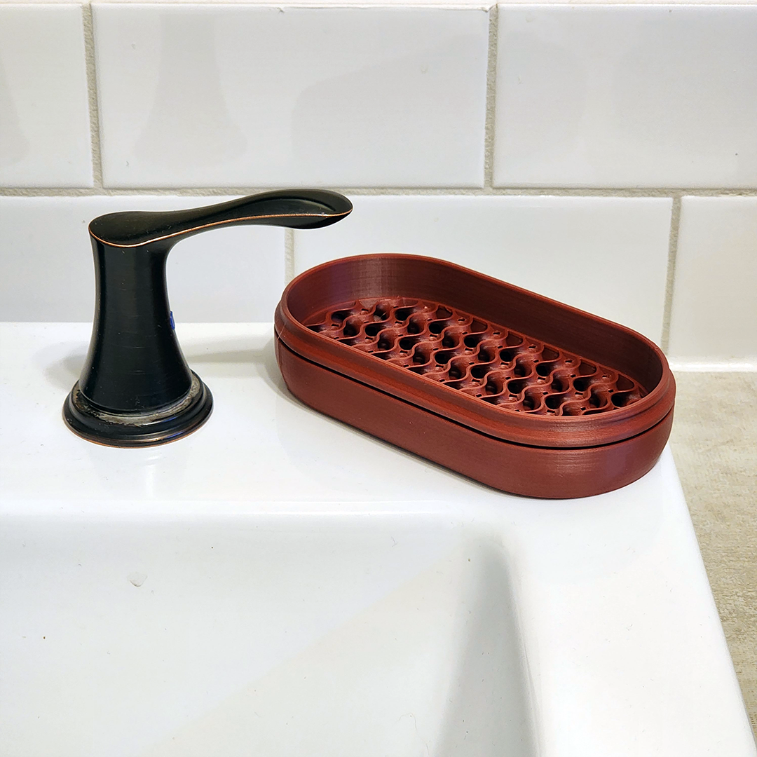 Travel Soap Case (Double Round)