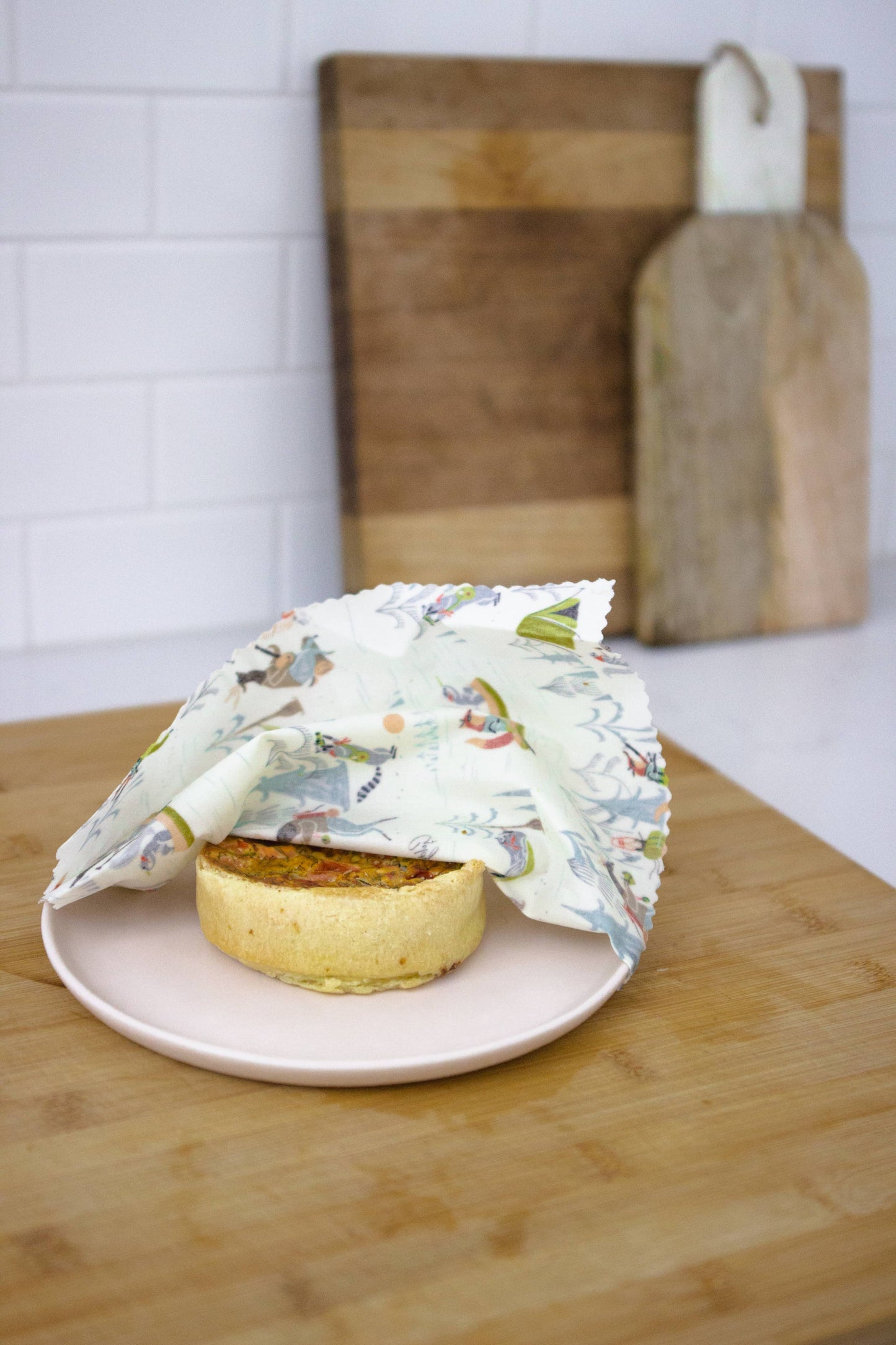 Reusable Beeswax Food Wraps: Furry Friends Set of 3