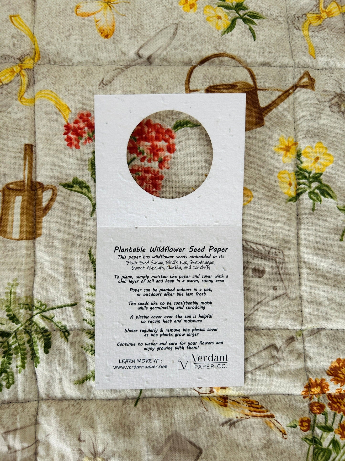 Verdant Paper Co. - Season's Tweetings Bottle Tag