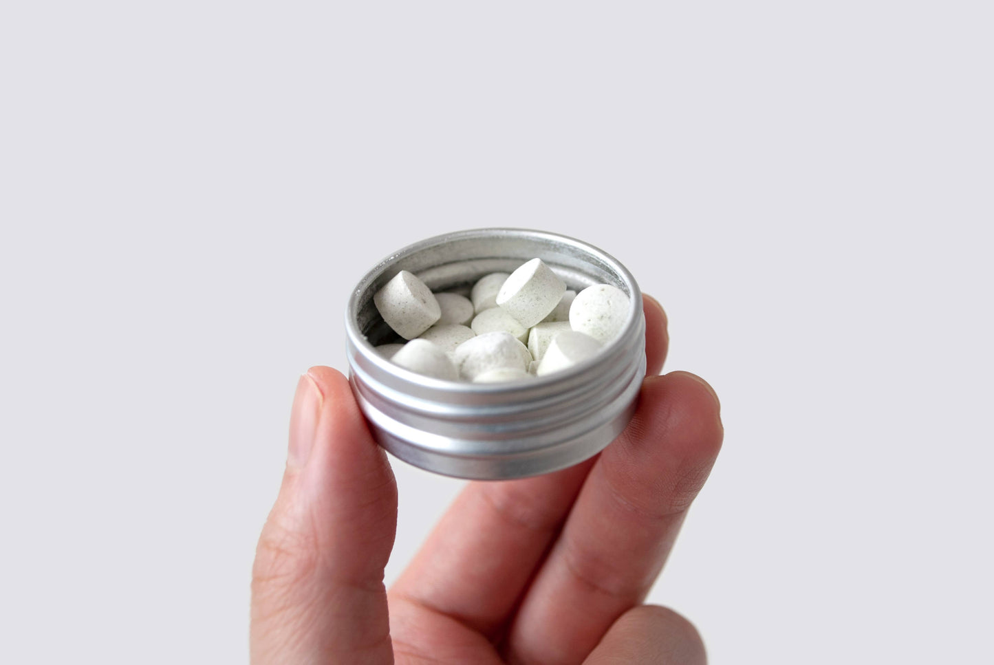 Travel Tin Toothpaste 25 Tablets