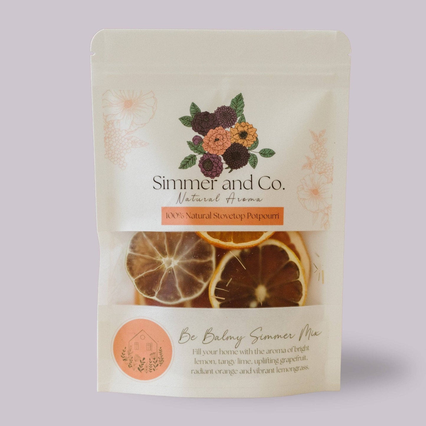 Be Balmy Simmer Pot Mix, Natural Citrus Grove Aroma