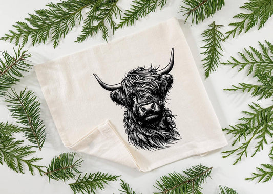 Tea Towel / Highland Cow / Rodeo / Dish Cloth