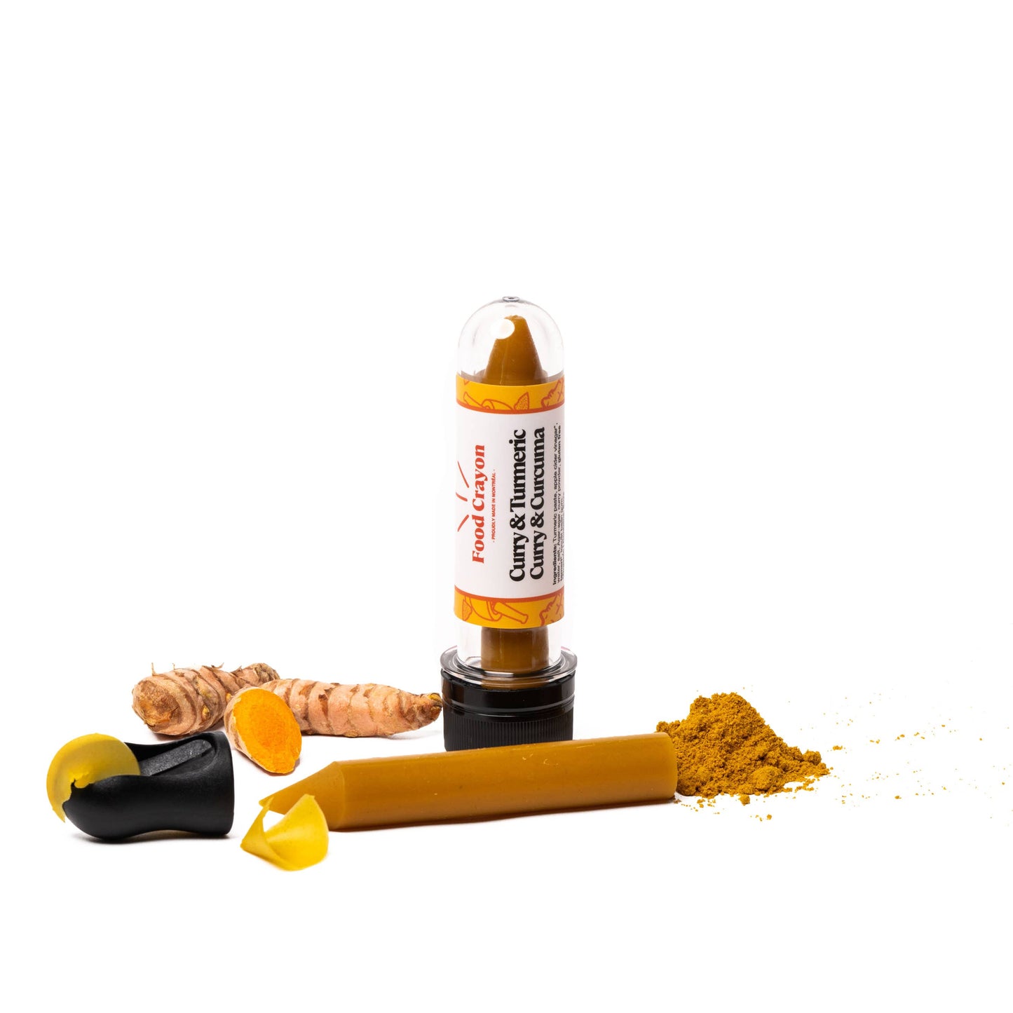 Curry & Turmeric - Single Box (1 Food Crayon + 1 Sharpener)