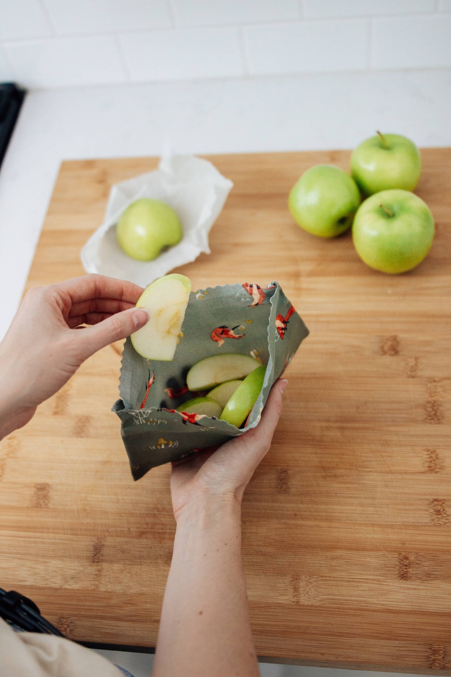 Reusable Beeswax Food Wraps: Furry Friends Set of 3