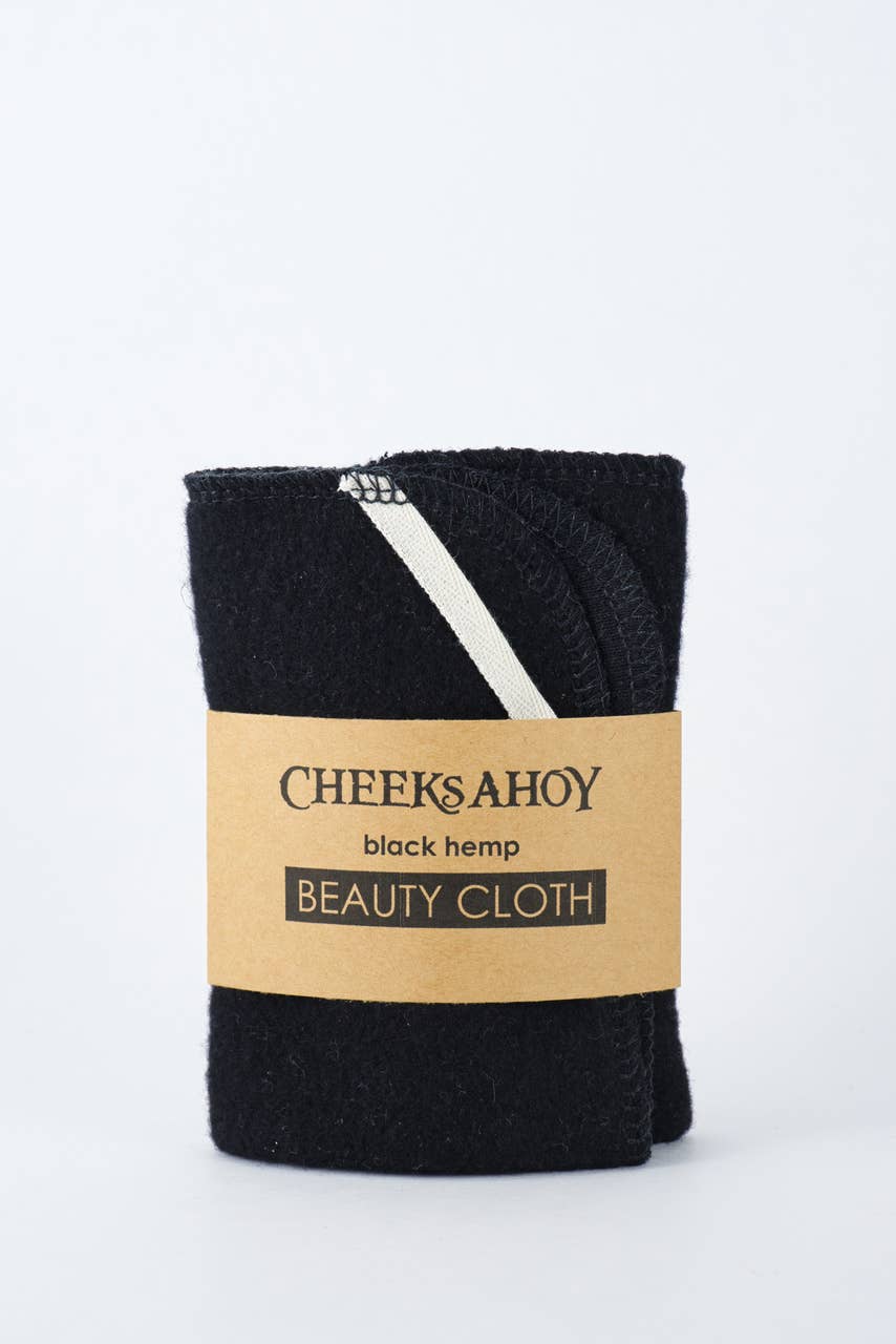 Black or White Hemp Beauty Cloth 1pk