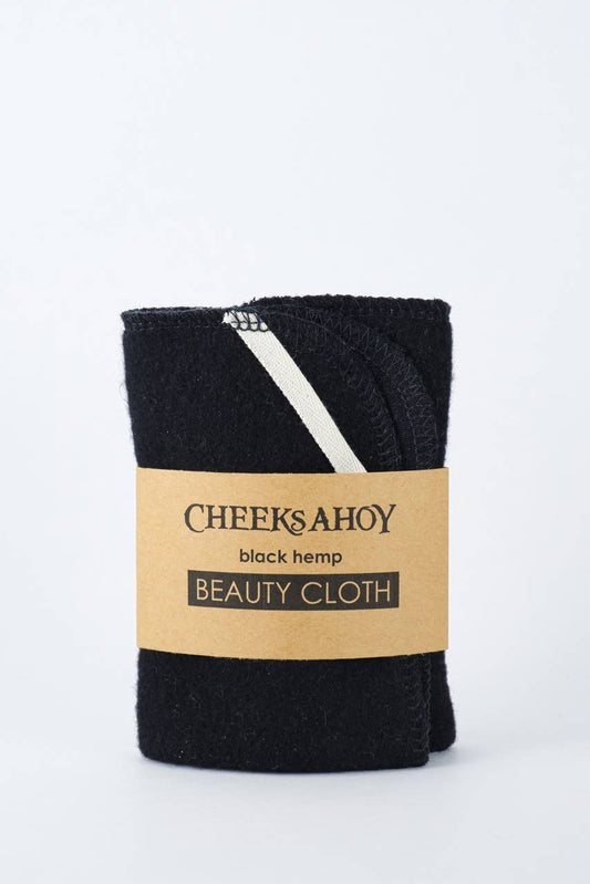 Black Hemp Beauty Cloth 3pk