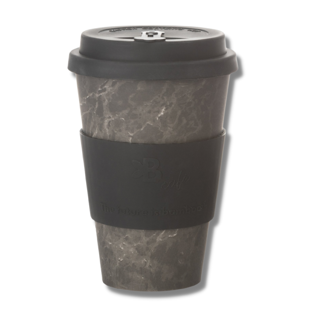 B. Café Bamboo Reusable Cups - Onyx Marble