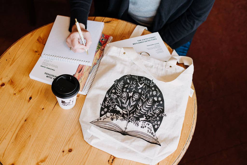 Tote bag / Book Tote bag / Reading tote bag