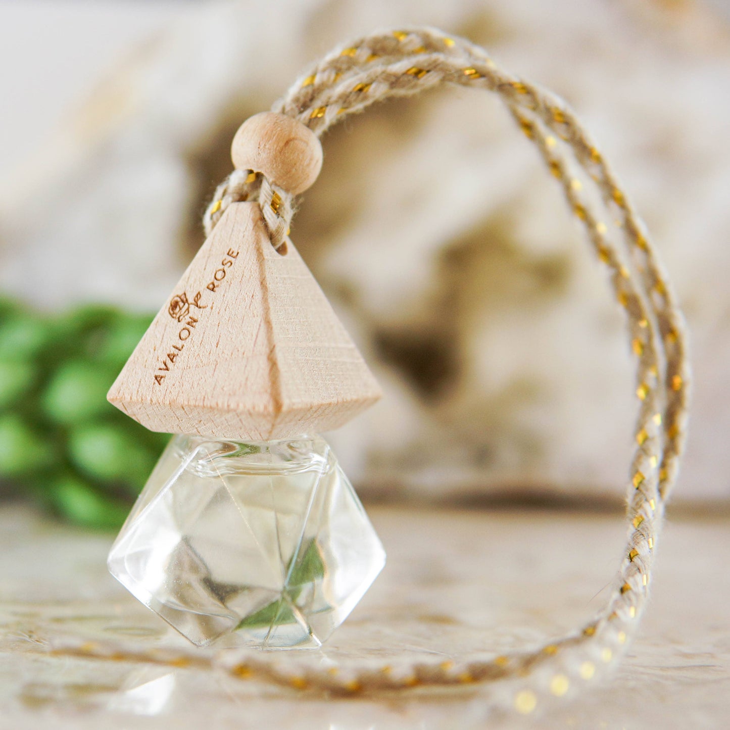 Car Air Freshener •Natural Essential Oil Diffuser•Refillable