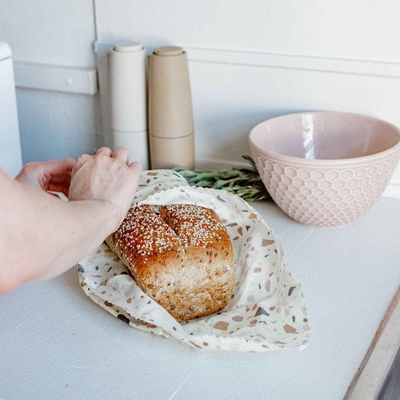 Bread Bag Set: Terrazzo
