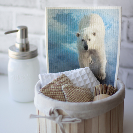 Swedish dishcloth Animals Polar Bear