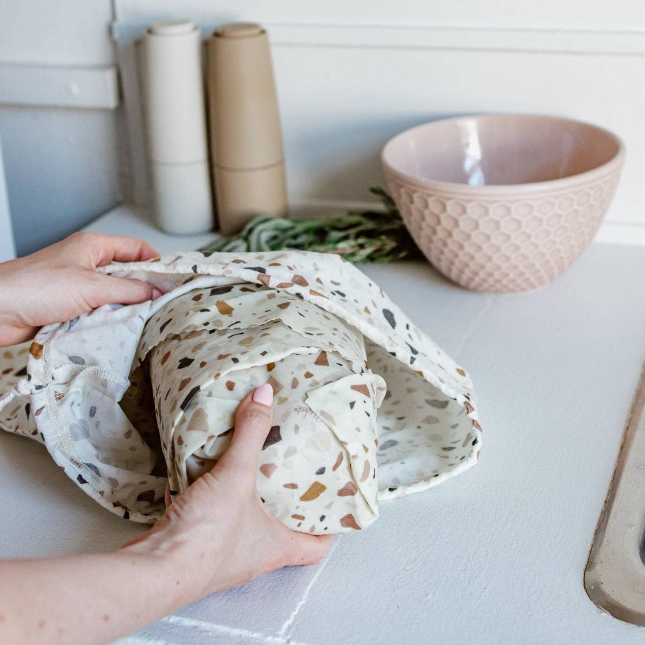 Bread Bag Set: Terrazzo