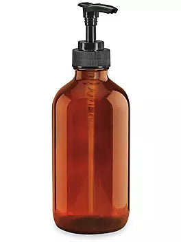 Glass Pump Bottle 8oz