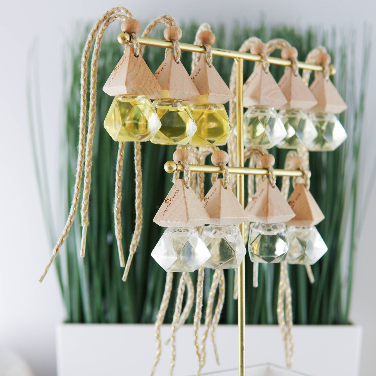 Car Air Freshener •Natural Essential Oil Diffuser•Refillable