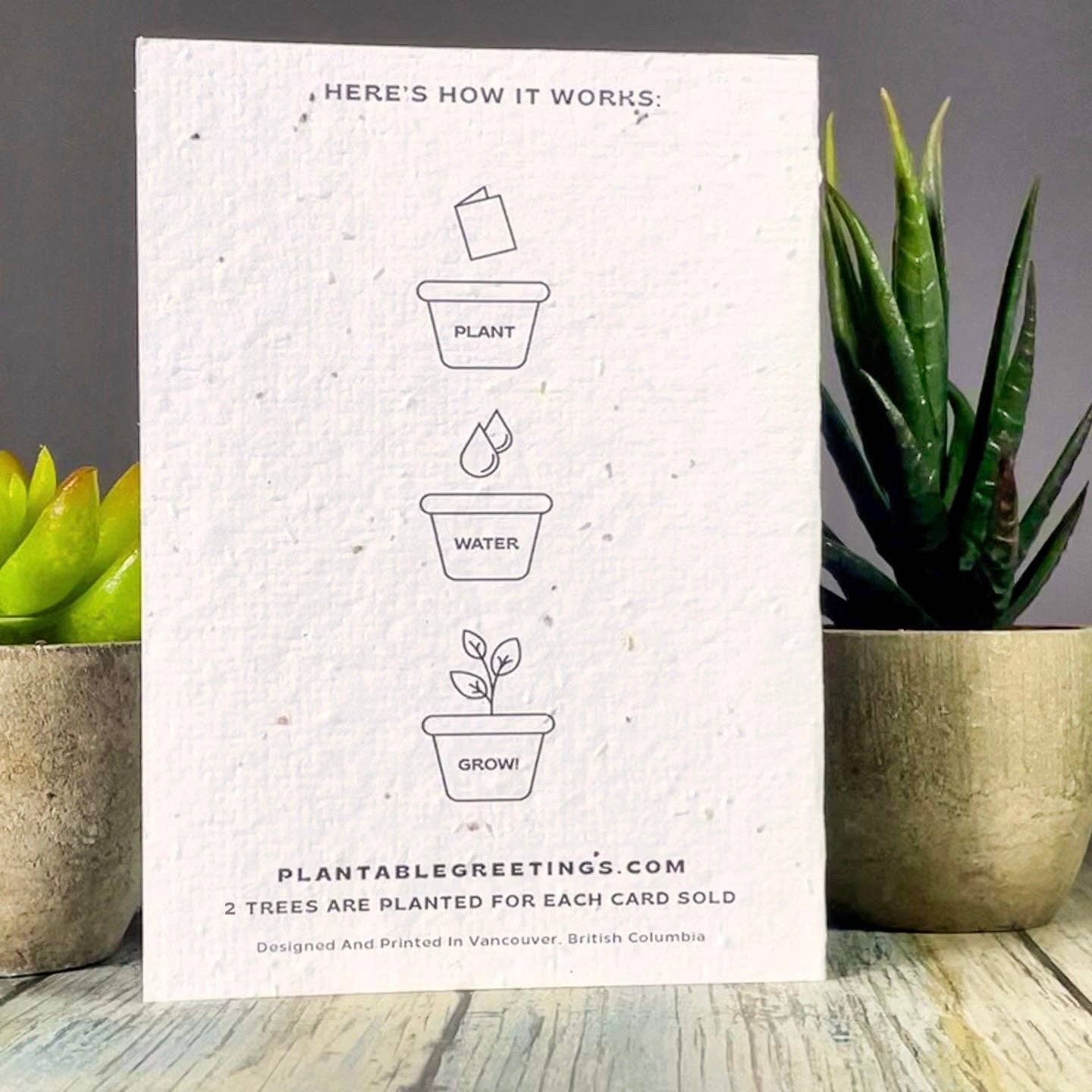 I Have a Joke About Pizza Fathers Day Plantable Card