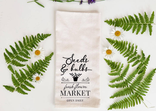 Tea Towel/Flower Market/Kitchen Towel