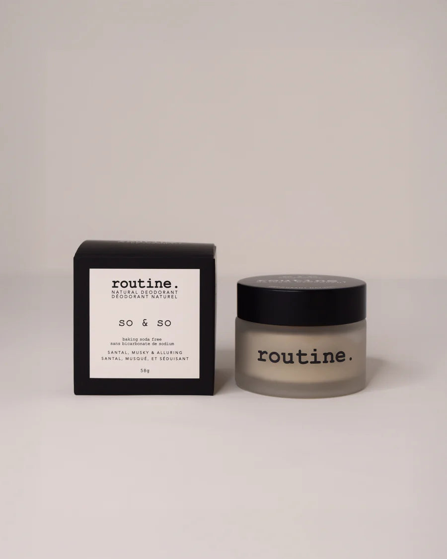 NATURAL DEODORANT - REFILLABLE GLASS JARS