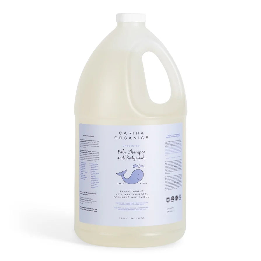 Carina Organics - Baby Shampoo & Body Wash Unscented Refill per 100g
