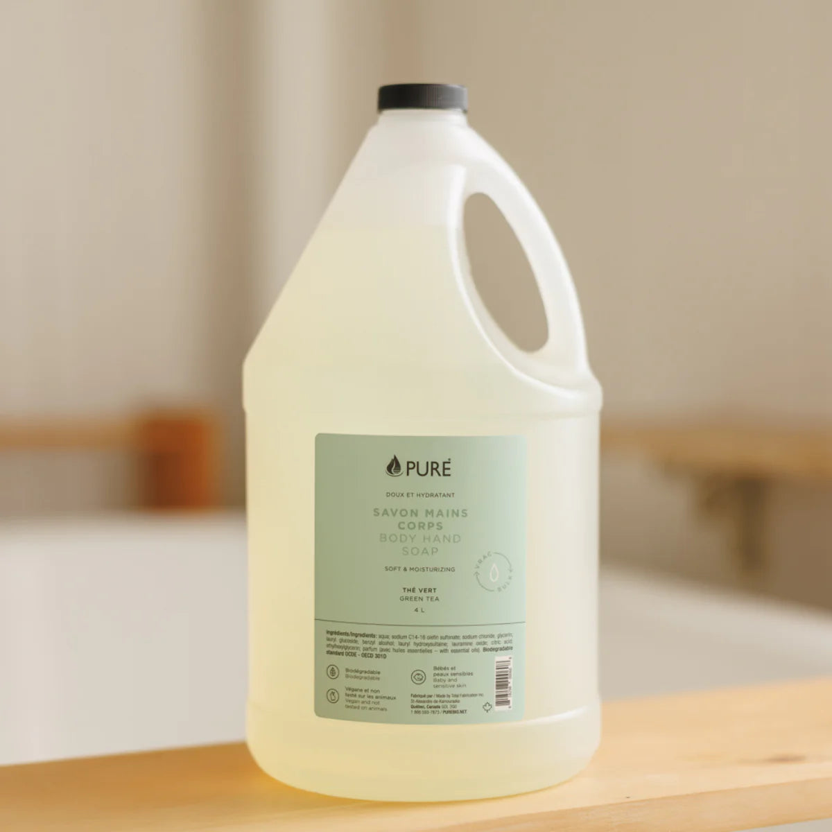 Hand & Body Soap - Green Tea per 100g