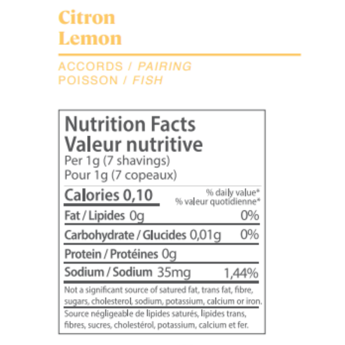 Lemon - Single Box (1 Food Crayon + 1 Sharpener)