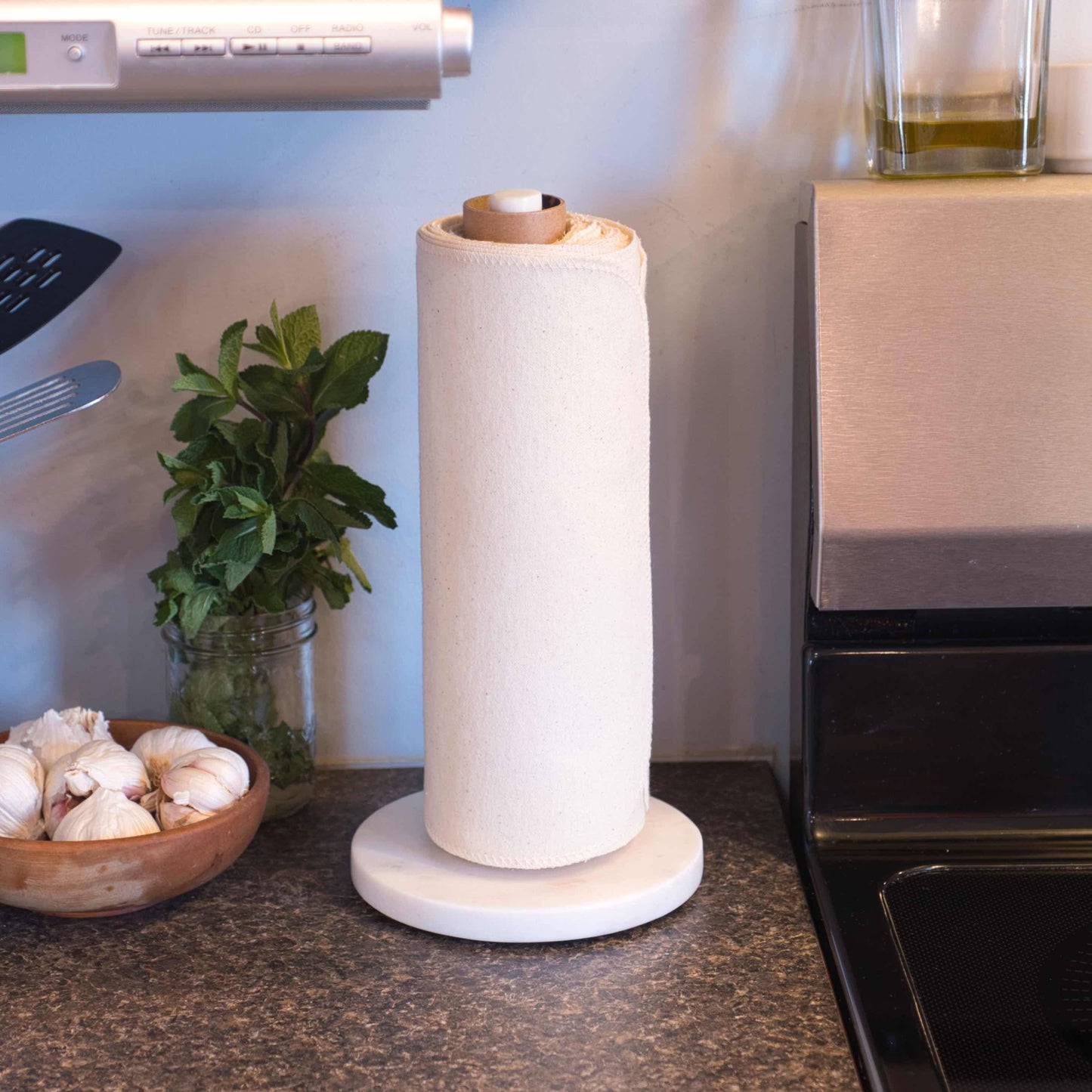 Pre-Rolled Reusable Non•Paper Towels