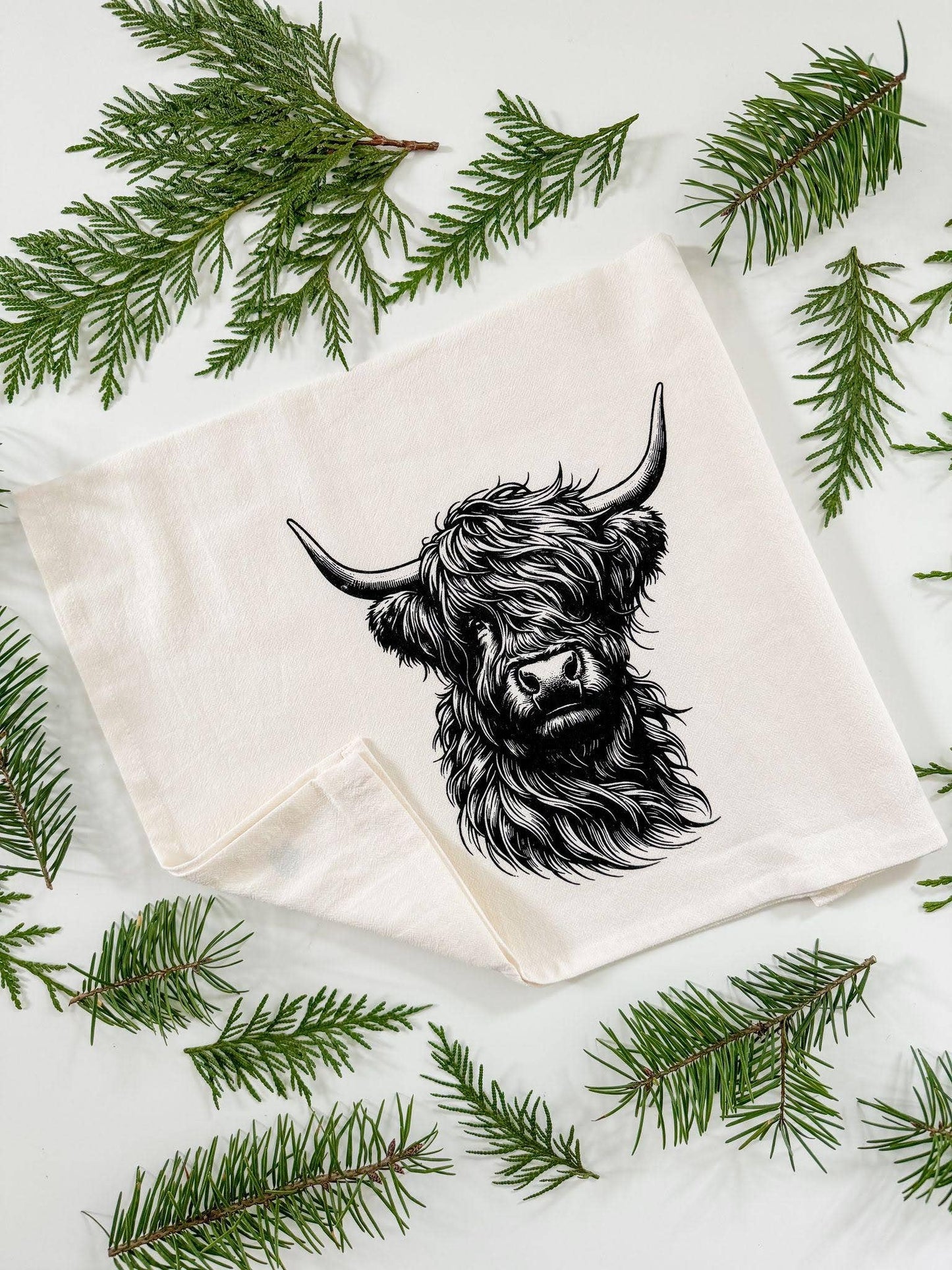 Tea Towel / Highland Cow / Rodeo / Dish Cloth