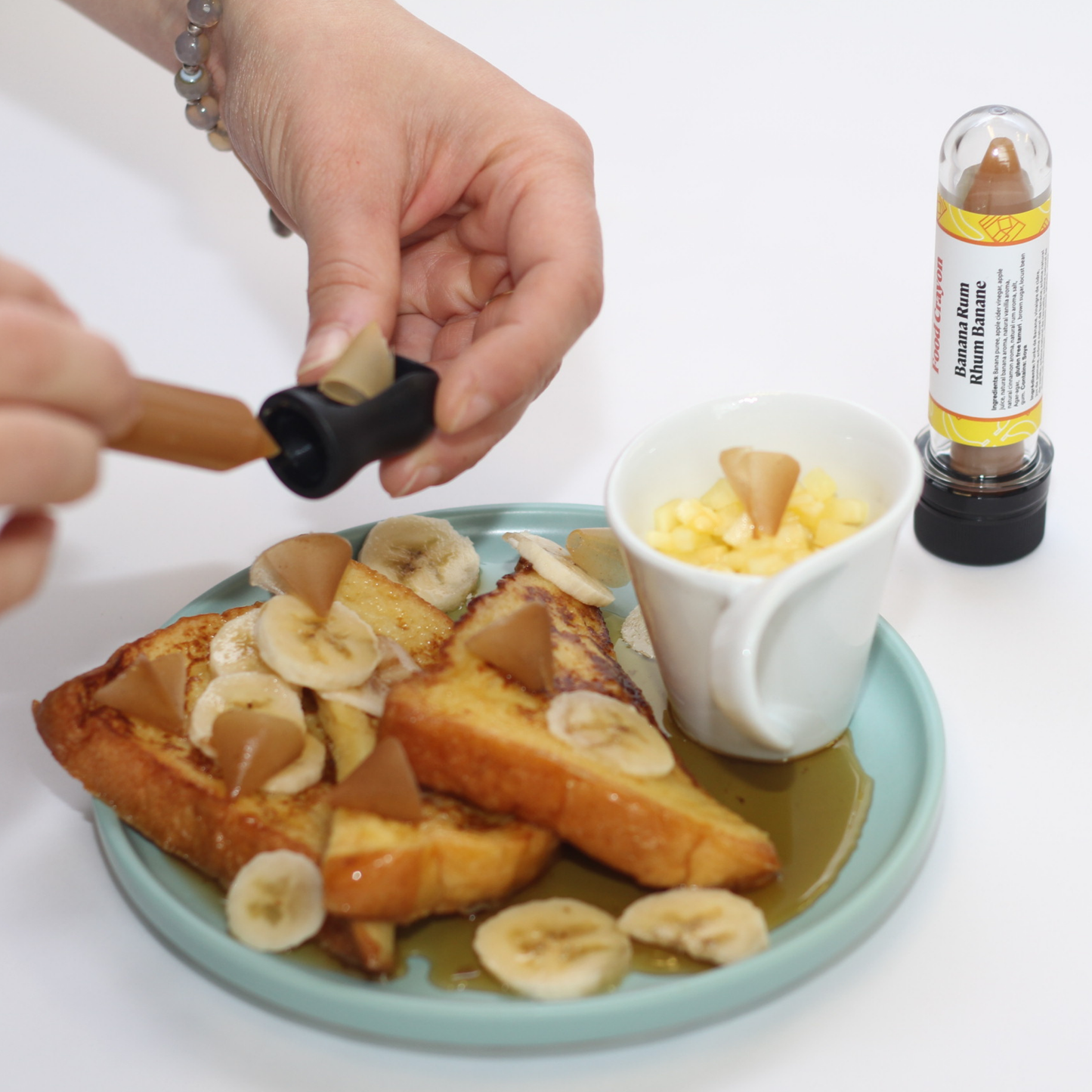 Banana Rum - Single Box (1 Food Crayon + 1 Sharpener)