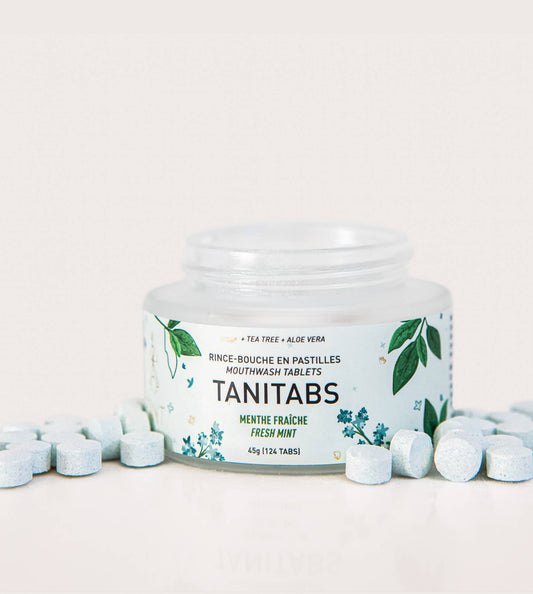 Mouthwash Tablets - Reusable jar - 124 tablets