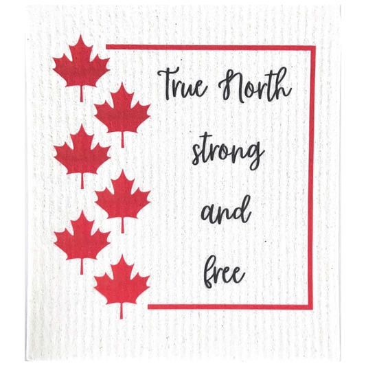 Swedish dishcloth Travel Canada True North