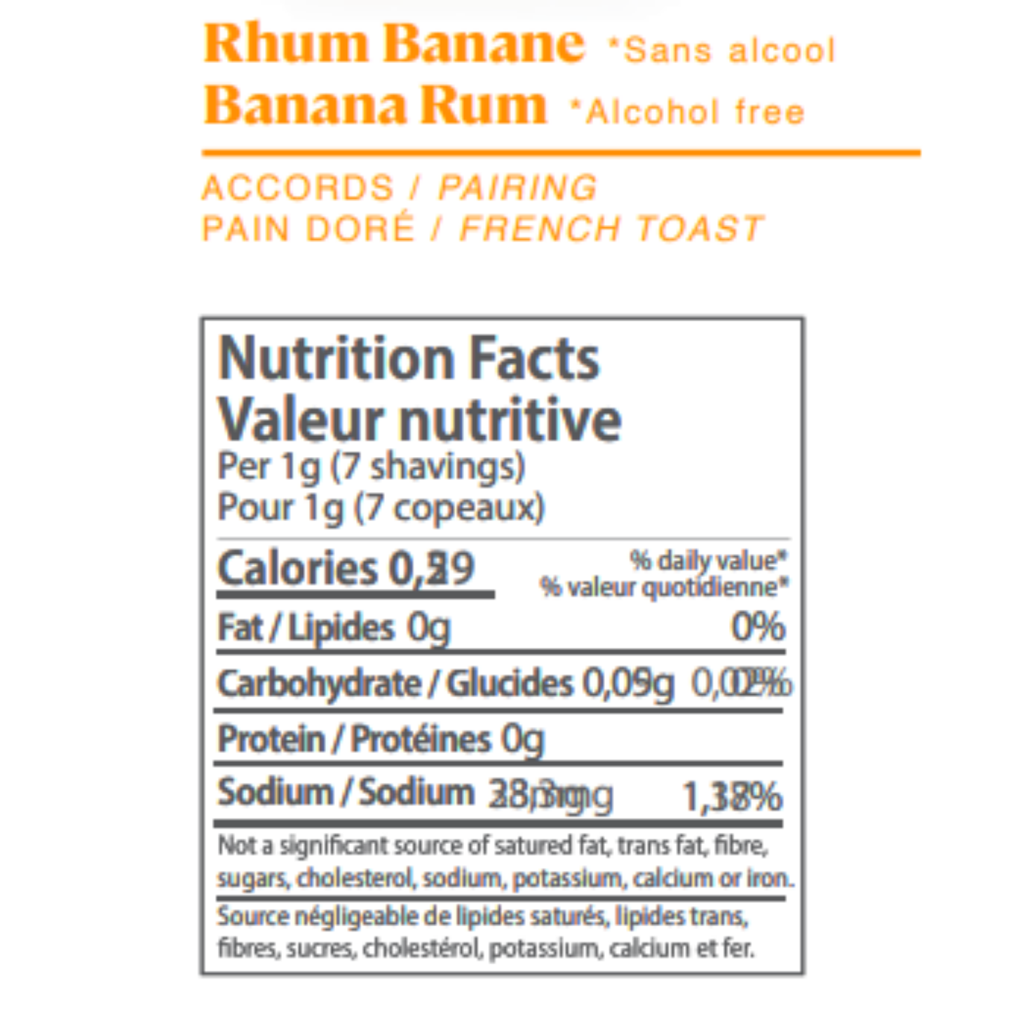 Banana Rum - Single Box (1 Food Crayon + 1 Sharpener)