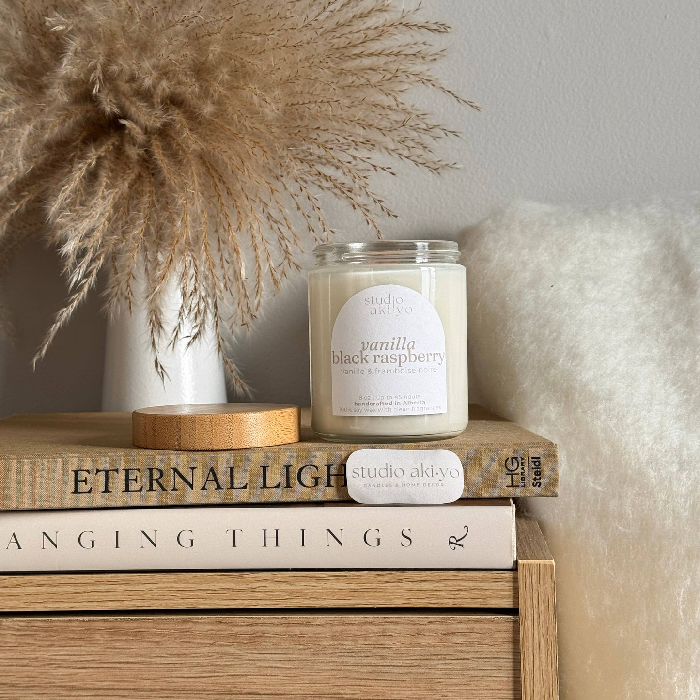 Cypress Fig Soy Candle | Woodsy Scent 4oz